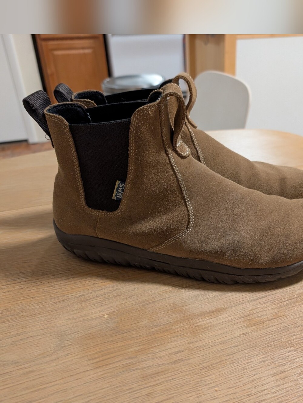 Lems Chelsea Boots Size 12 Mens Suede